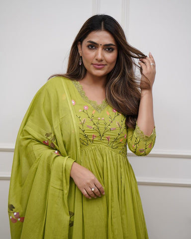 Beautiful Embroidery And Sequence Work Set For Women