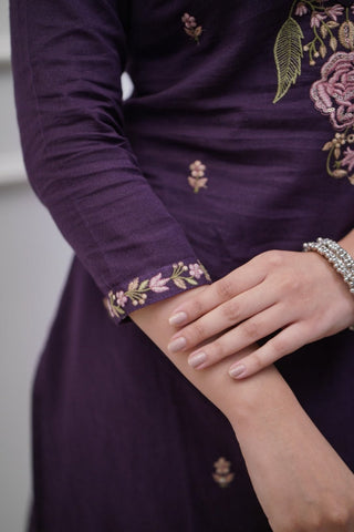 Beautiful Pure Cotton Super Dying Embroidery Suit